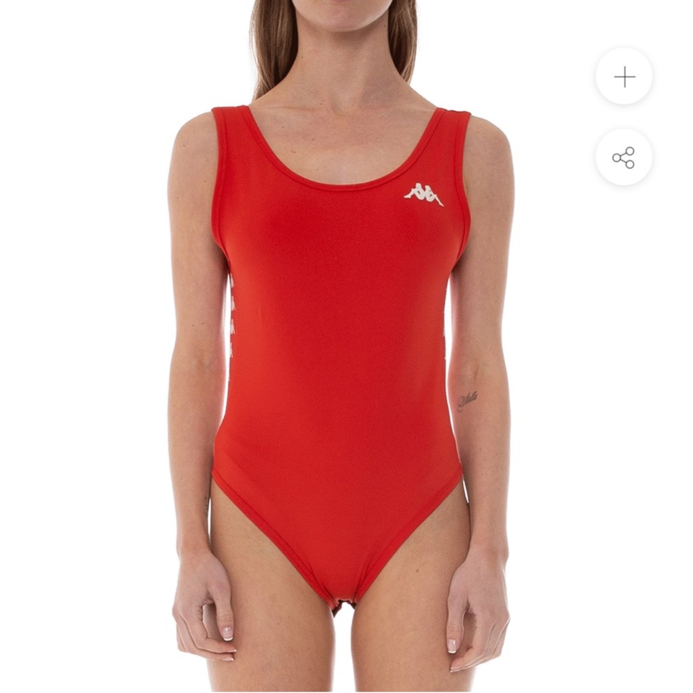 KAPPA 222 BANDA AUBER RED BODYSUIT